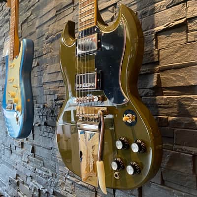 Epiphone 1961 SG Standard w/Maestro - Olive Drab image 4