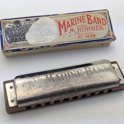 M. Hohner Marine Band A440 1896 Classic Harmonica - Key of G image 7