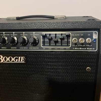 Mesa Boogie Mark III Blue Stripe 85w Simul-Class 1x12 Combo - EVM12L image 11