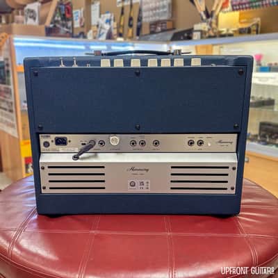 Harmony H605 5w 1x8 Navy/White Tube Combo Guitar Amp image 3