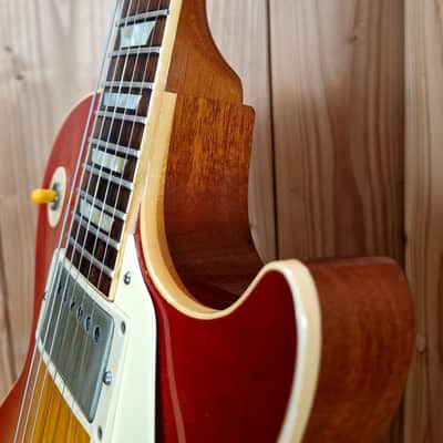 Gibson Custom Shop ’58 Les Paul Standard Reissue Plaintop VOS, Cherry Sunburst Bj. 2006 image 13