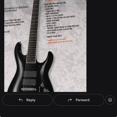 ESP STEF B-7 Stephen Carpenter Signature 2000 - 2018 - Black imagen 10