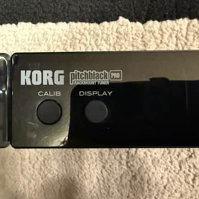 Korg Pitchblack X Pro Rackmount Tuner 2020 - Present - Black image 2