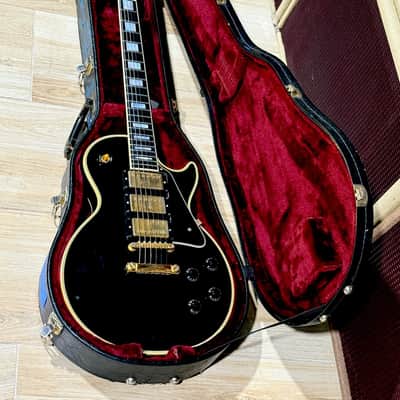 Gibson Les Paul Custom '57 Reissue 1998 - beautiful Black 3 pickup Custom a la Frampton. image 9