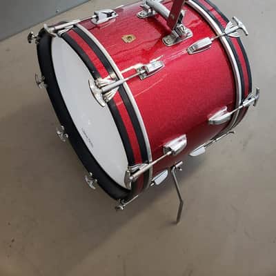 Ludwig Jazzette 1960s Sparkle Bass Drum 12x18 Rewraped image 6