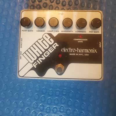 Electro-Harmonix White Finger Analog Optical Compressor Pedal | Reverb