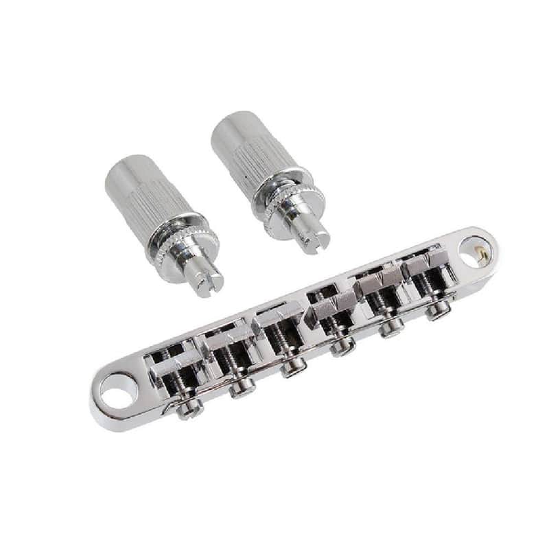 Allparts GB-2504-010 Chrome Economy Bridge image 1