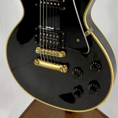 Greco EGC-480LP Les Paul Custom Black Beauty Electric Guitar MIJ Japan Fujigen 1990 image 5