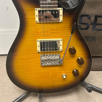 PRS SE DGT David Grissom Tremolo Signature Electric Guitar - McCarty Tobacco Sunburst image 2