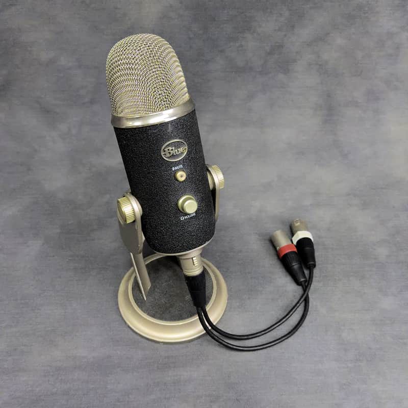 Blue Yeti Pro USB/XLR Condenser Microphone with Stand & Dual XLR Breakout Cable image 1
