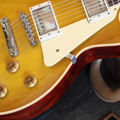 Minty! 2018 Gibson Custom Shop 1958 Les Paul Standard Electric Guitar Lemon Burst + COA OHSC image 6
