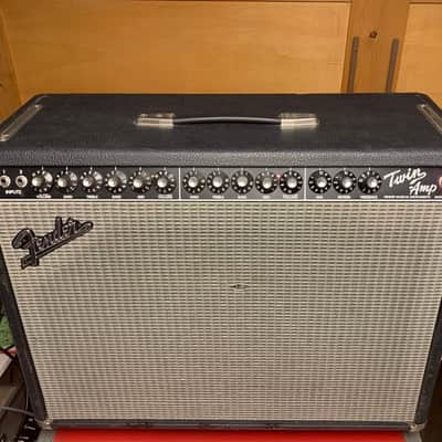 Fender Twin-Amp 2-Channel 100-Watt 2x12" Guitar Combo 1994 - 2001 - Black image 8