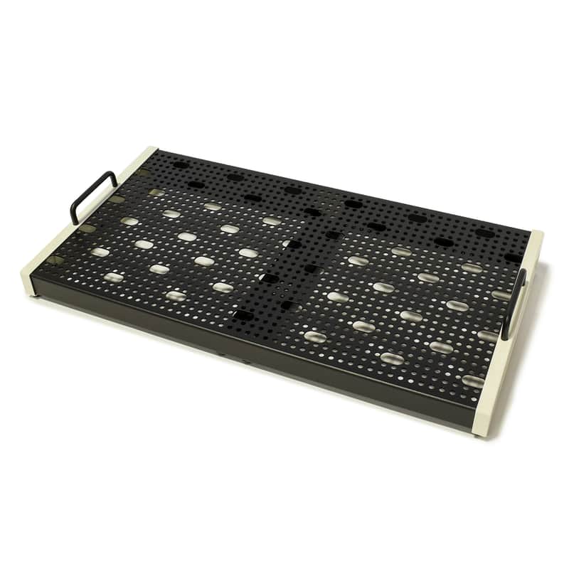 Temple Audio Duo 24 (24.5" x 12.5") Pedalboard Temple Vintage White DUO-24-VW image 1