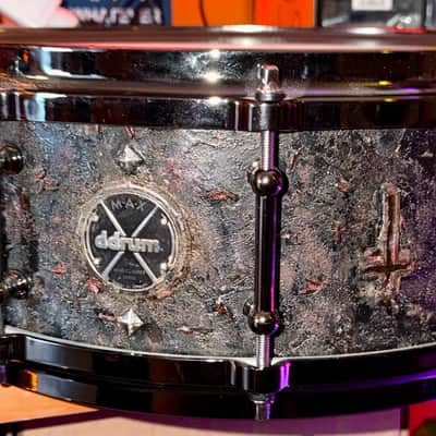 Ddrum MAX 5.5x14 maple snare drum - rocky image 5