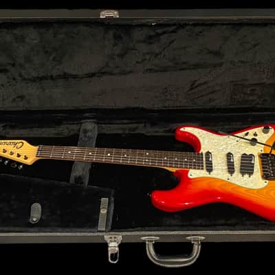 Charvel ST Custom - Circa 1990 1991 - MIJ - Made in Japan - Cherry Sunburst - w/ HSC image 3