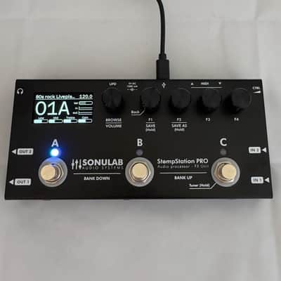 Sonulab StompStation Pro 2026 - Black (MINT) Kemper, Quad Cortex Neural DSP, Nano Cortex, Line6 Helix, AxeFX, ToneX killer image 1