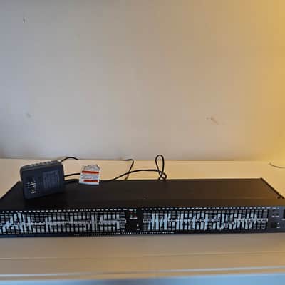 Alesis M-EQ 230 Dual 1/3 Octave Precision Equalizer with Power Supply Black image 1