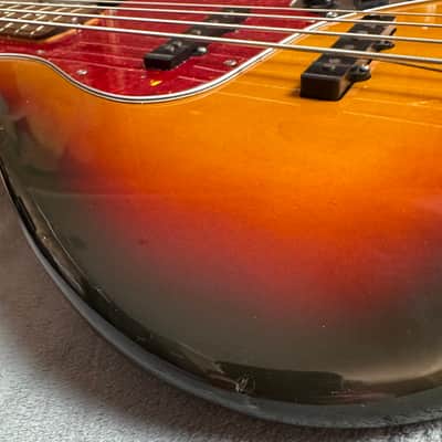 Fender Jazz Bass MIJ Made in Japan 1991-1992 3-Color Sunburst w/ Gig Bag image 17