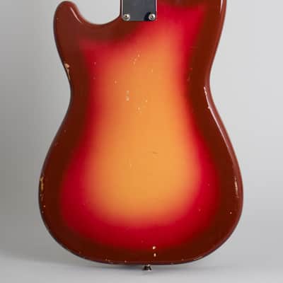 Fender  Duo-Sonic Solid Body Electric Guitar (1963), ser. #83001, original brown hard shell case. image 4