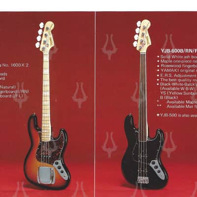 Yamaki Performer Series YJB-500YS Yellow Sunburst Jazz Bass - Late 1970s image 16
