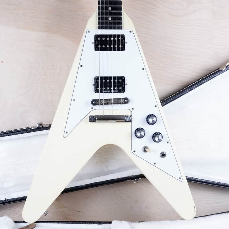 Gibson Flying V '67 Reissue 2009 Classic White Seymour Duncan PUs