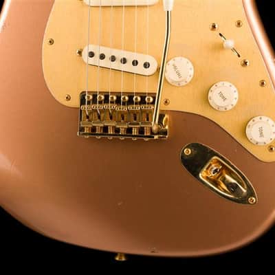Fender Custom Shop Golden Rose 1959 Stratocaster Relic Copper Metallic - Truetone Color Set image 4