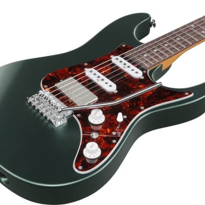 Ibanez AZ2204N Prestige Electric Guitar, Rosewood Fingerboard, Ivy Green Metallic image 4