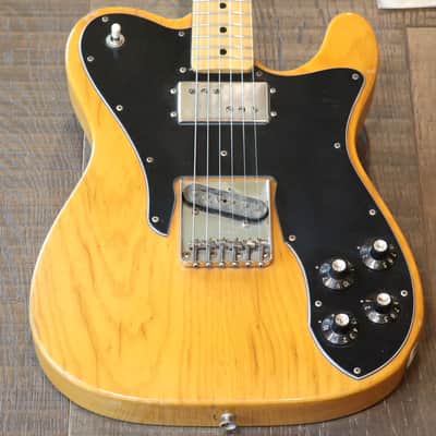 Vintage! 1975 Fender Telecaster Custom Natural Electric Guitar All Original! + OHSC image 2