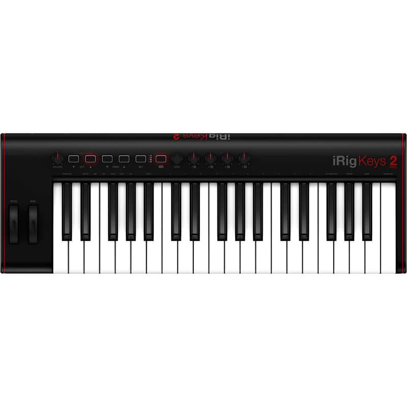 IK Multimedia iRig Keys 2 Pro 37-Full-Size-Key Controller for iPhone, iPad and Mac/PC With SampleTank SE image 1