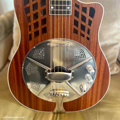 National Reso-Phonic Reso Rocket WB (Wood Body) 2023 Mahogany w/ Hotplate - IN STOCK NOW! image 1