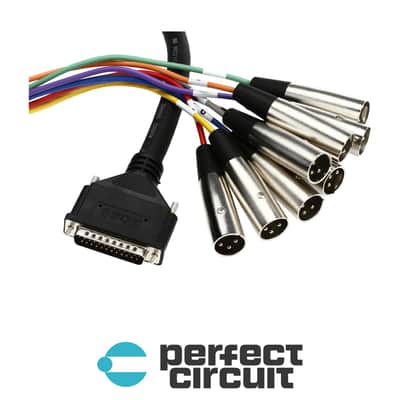 Hosa DTM-804 8-Channel DB25 to XLR-M Balanced Snake - 4M image 1