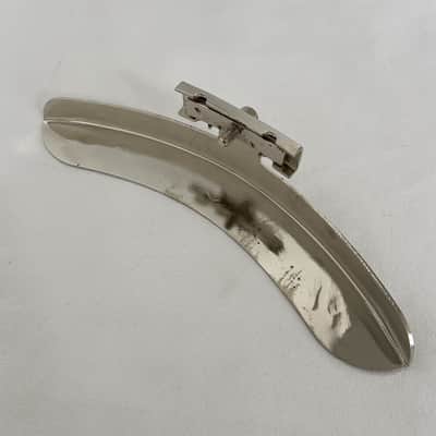 Nickel Engraved Banjo Arm Rest Holder image 4