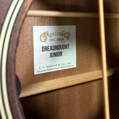 Martin D JR-10E Sapele Dreadnought Junior 2019 - 2024 - Natural image 4
