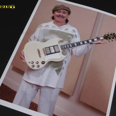 Gibson SG Custom   ex. Carlos Santana  1961 White image 21