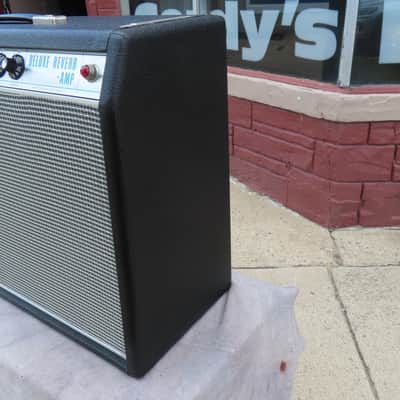 FENDER DELUXE REVERB early 1968 SILVERFACE BLACKFACE AB763 1 OWNER w/ COVER MINT! ORIGINAL RECEIPT! MOTOWN! image 8