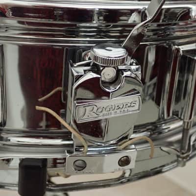 Rogers 5 pc Holiday Drum Kit 1966 Red Onyx image 8