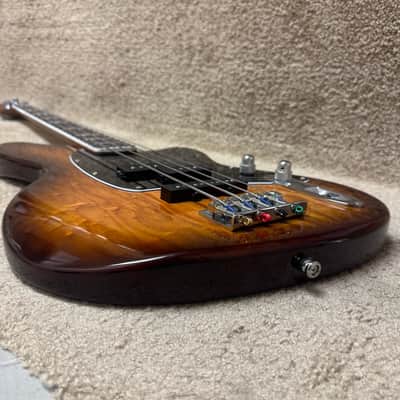 Ibanez Talman Bass TMB400TA-IAB Iced Americano Burst image 4
