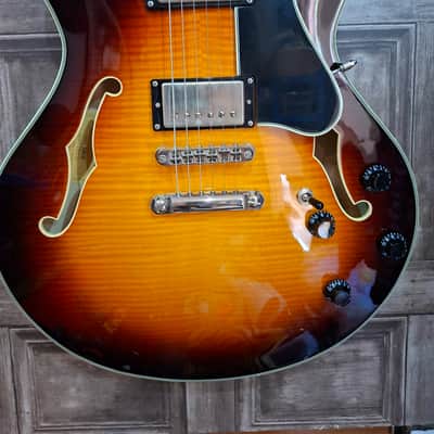 Eastman T486-SB Thinline Archtop 2010s - Sunburst image 2
