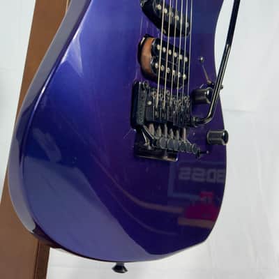 Hamer Centaura USA Electric Guitar W/ OHSC 1990 - Chameleon Purple / Blue image 4