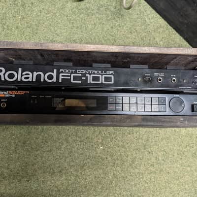 Roland GP-8 + foot controler FC100- 80's- Black image 3