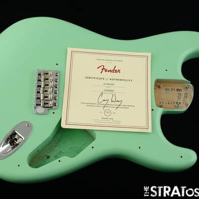 Fender American Cory Wong Stratocaster Strat BODY HARDWARE Ltd. Satin Surf Green image 2