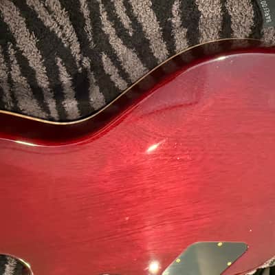 2021 PRS McCarty Singlecut 594 10 Top - Dark Cherry Sunburst image 10