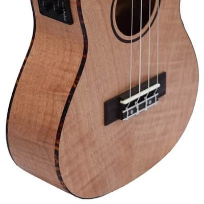 Aloha Ukulele Concert Flame Okoume With EQ image 3