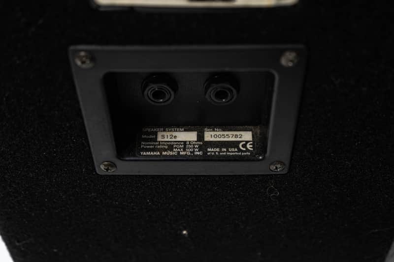 Yamaha S12E 12 In 2-Way Cabinet PA Speaker Main / Monitor | Reverb