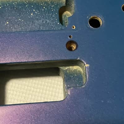 1980's Kramer USA Pacer Custom II Flip Flop FF Blue Guitar Body Floyd Ready image 10