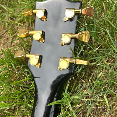 El Degas Les Paul Custom Set Neck 70s/80s - Black Made in Japan image 4
