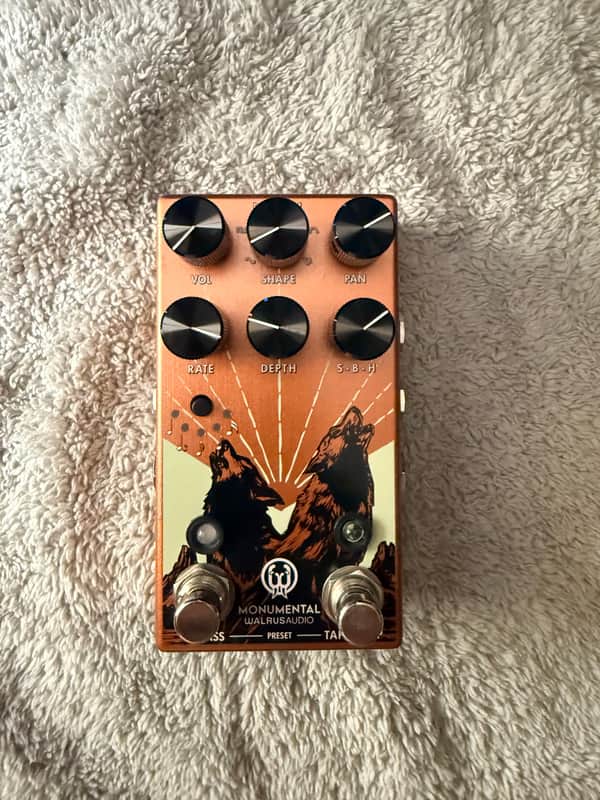 Walrus Audio Monumental Stereo Harmonic Tap Tremolo 2024 - Present - Orange image 1