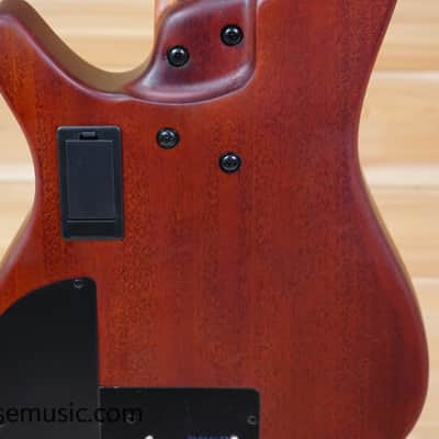 Ibanez SRH500F-NNF Bass Workshop Fretless Soundgear - Natural Browned Burst Flat image 9