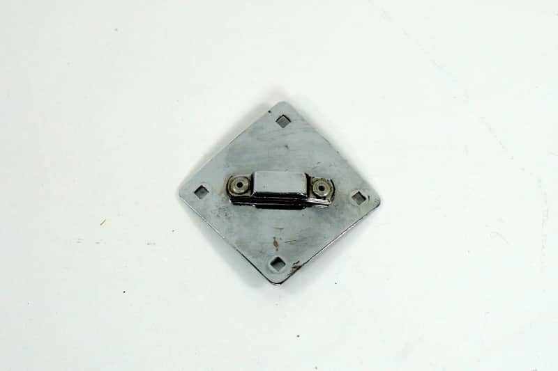 Slingerland  Vintage Diamond Plate Mount  - Chrome image 1