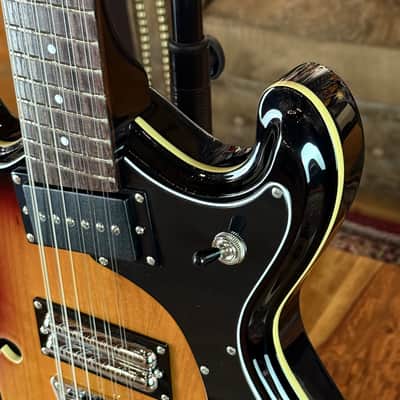 Danelectro '66-12 Transp. 3 Tone Sunburst 12-String + NEW image 6
